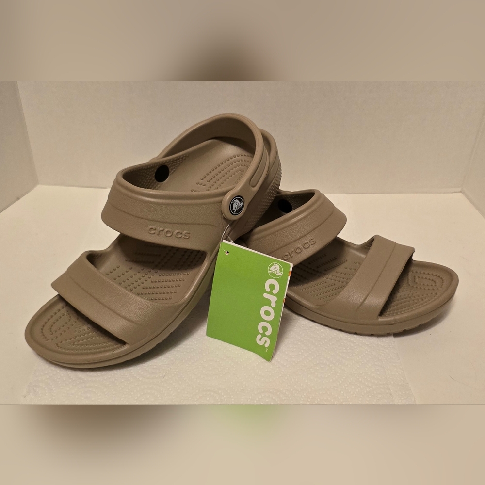 Crocs Unisex Tan Sandals